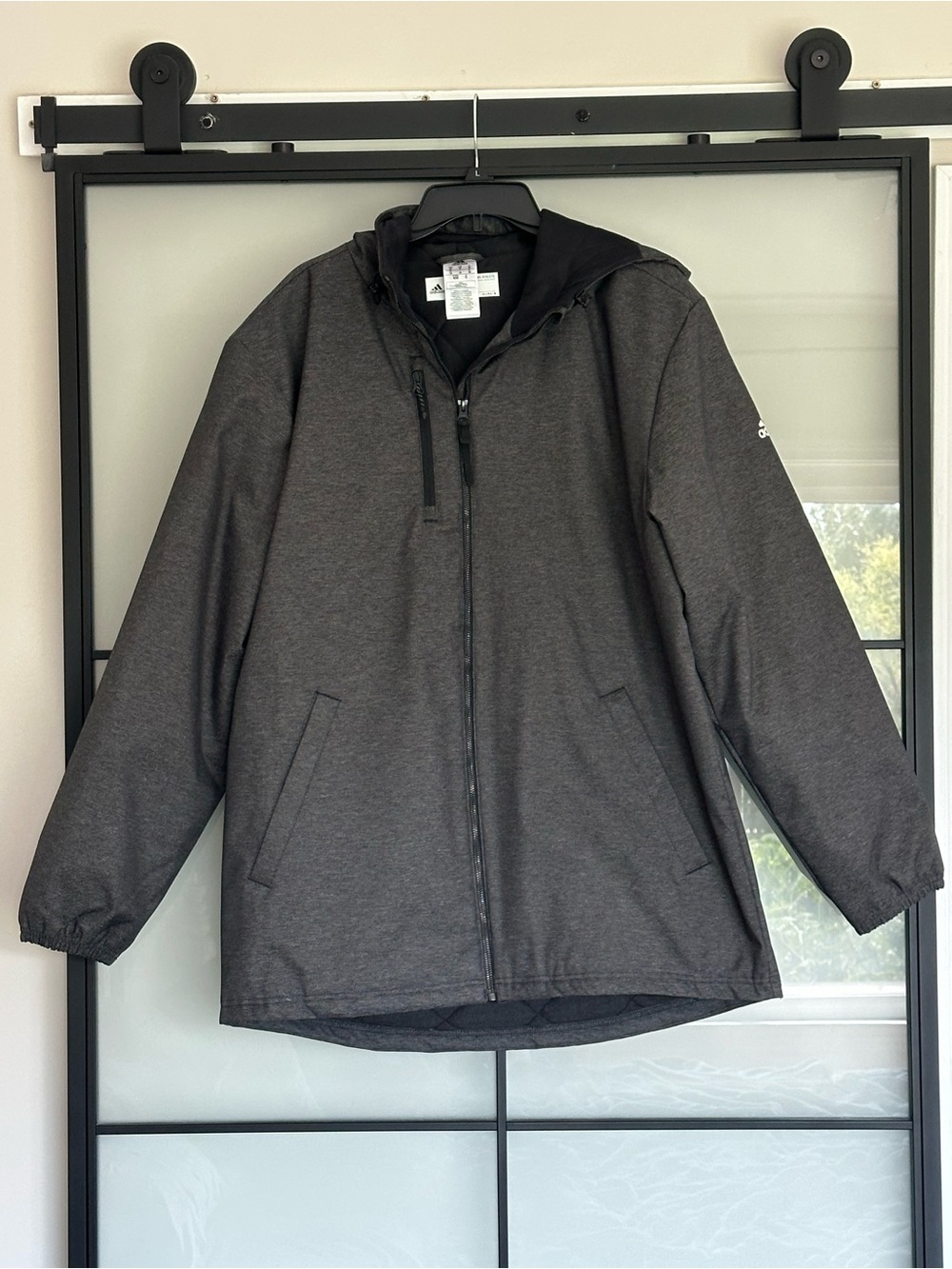 adidas RAIN.RDY Insulated Hooded Parka Jacket – Men’s Size Med (NWOT)